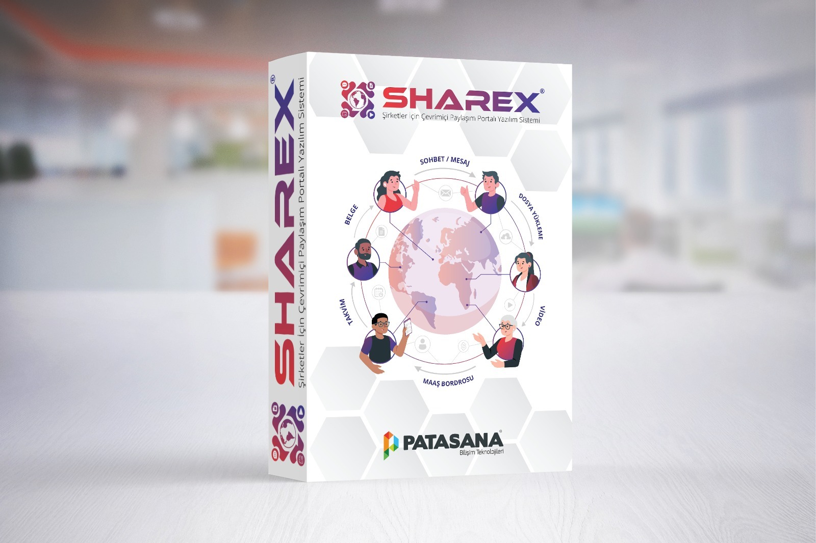 Sharex - Şirketler İçin Çevrimiçi Paylaşım Portal Yazılım Sistemi - Patasana Bilişim Teknolojileri